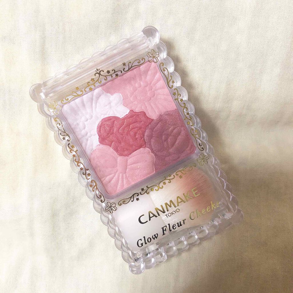 グロウフルールチークス/キャンメイク/パウダーチークを使ったクチコミ(1枚目)