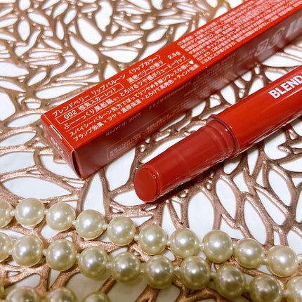 ブレンドベリー リップバルーン 002 惚気スカーレット/BLEND BERRY/口紅の画像