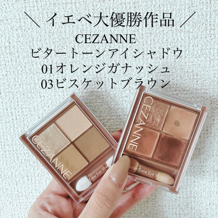 ビタートーンアイシャドウ/CEZANNE/パウダーアイシャドウを使ったクチコミ(1枚目)