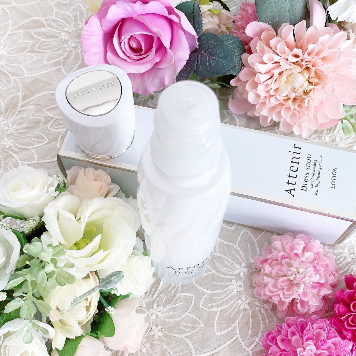 ドレススノー ローション【医薬部外品】 /アテニア/化粧水を使ったクチコミ(3枚目)