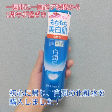 白潤 薬用美白化粧水/肌ラボ/化粧水を使ったクチコミ（1枚目）