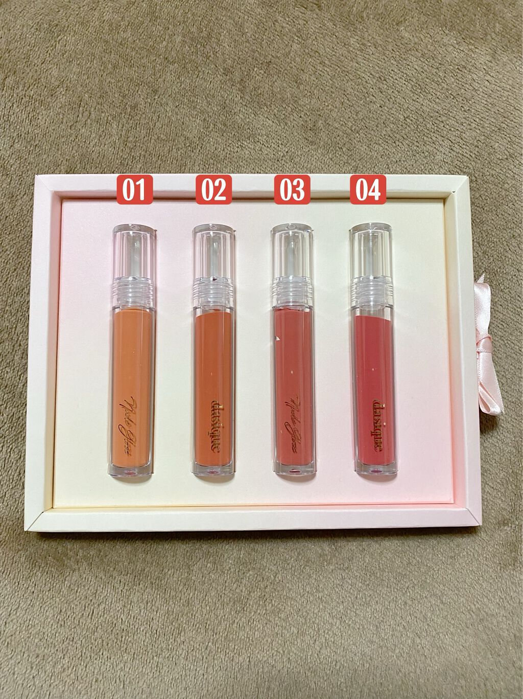 ヌードグロスティント/dasique/リップティントを使ったクチコミ（2枚目）