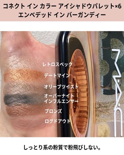 コネクト イン カラー アイシャドウ パレット × 6/M・A・C/アイシャドウパレットを使ったクチコミ(9枚目)