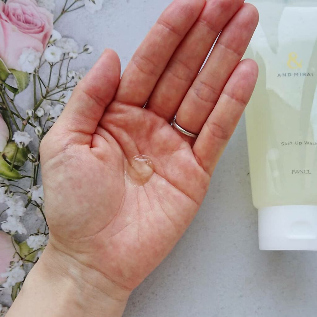 スキンアップウォッシュ/AND MIRAI/洗顔フォームを使ったクチコミ（2枚目）