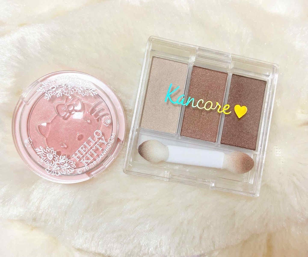 カンコレアイシャドウ/DAISO/アイシャドウパレットを使ったクチコミ(1枚目)