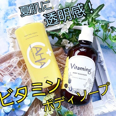 夏にぴったりなビタミンボディソープ2選🌴🍋🌊

💛クレンジングリサーチ
　 ボディピールソープC
　 480ml 1100円

💛バイタミング
　 リフレッシングボディソープ
　 500ml 990円
