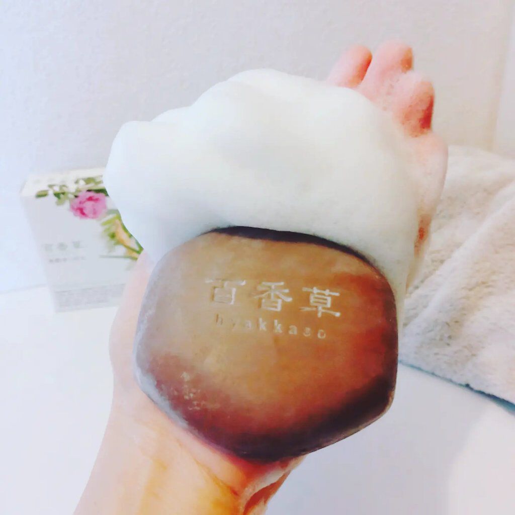 百香草 美肌せっけん/アドム株式会社/洗顔石鹸を使ったクチコミ（3枚目）