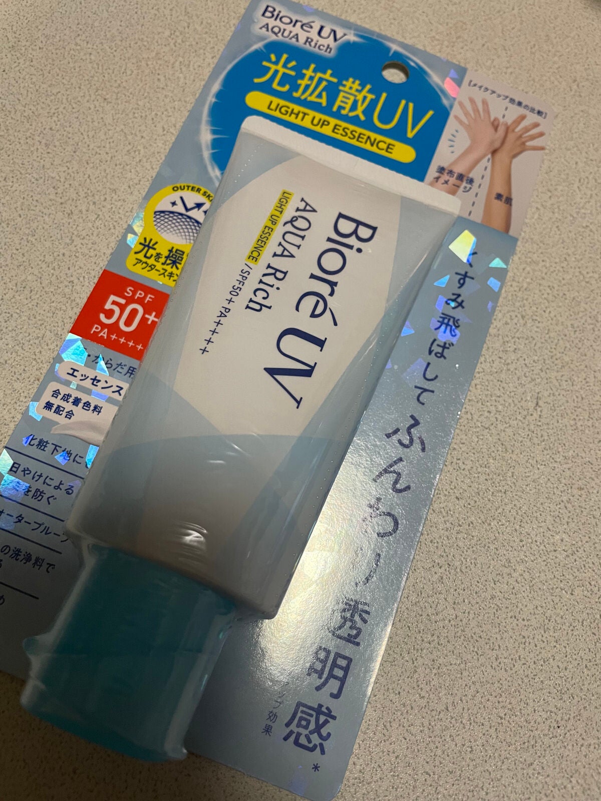 ビオレUV アクアリッチ ライトアップエッセンス/ビオレ/日焼け止めクリームを使ったクチコミ(1枚目)