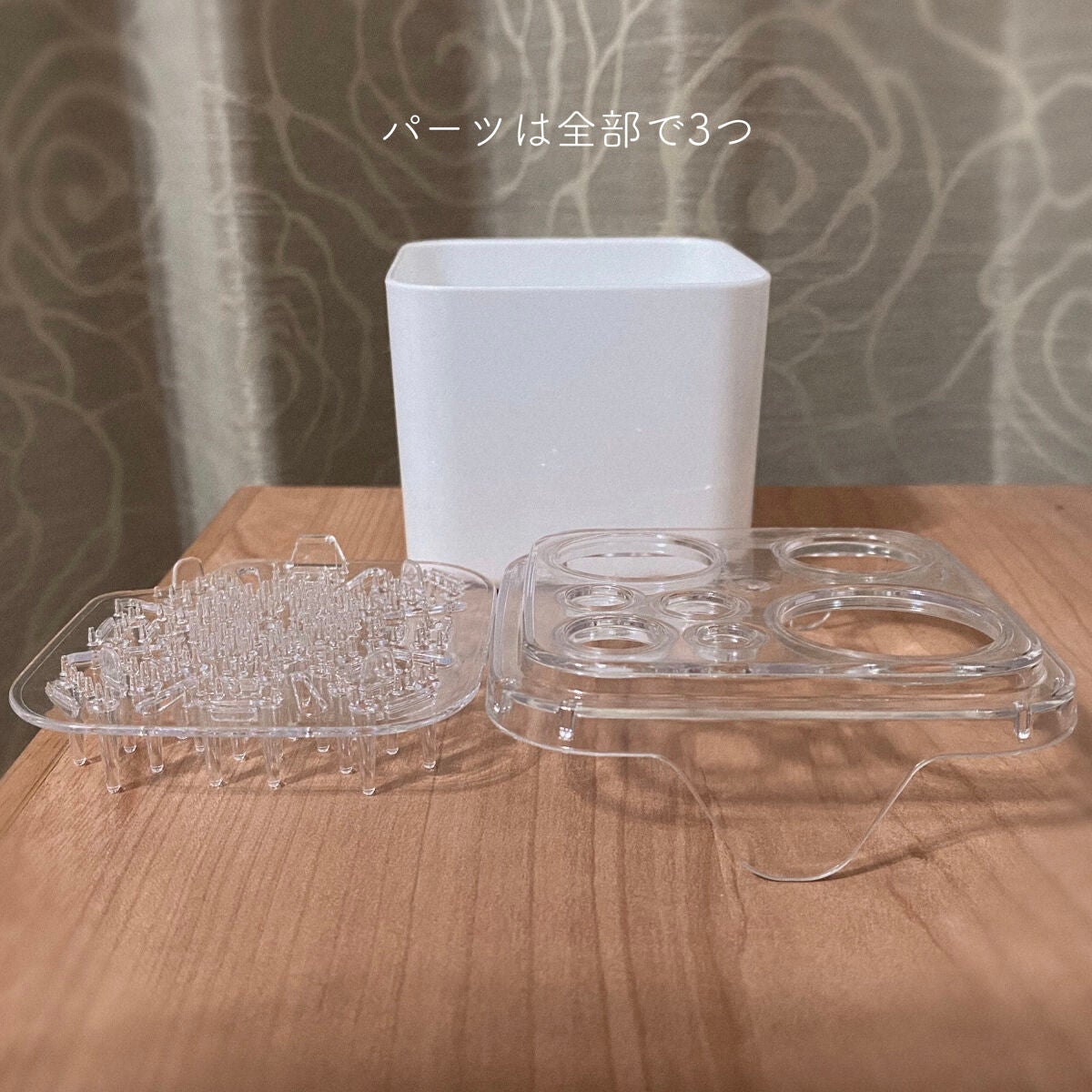 ブラシクリーナースタンド/セリア/その他化粧小物を使ったクチコミ(5枚目)