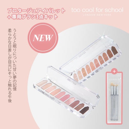 プロタージュアイパレット/too cool for school/アイシャドウパレットを使ったクチコミ(1枚目)