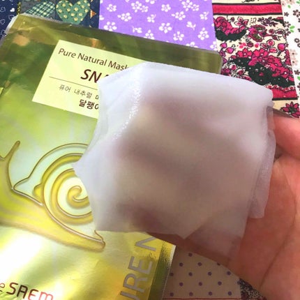 ピュアナチュラルマスクシート/the SAEM/シートマスク・パックを使ったクチコミ(2枚目)