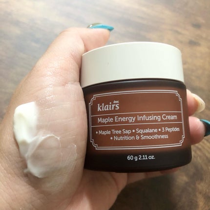 メープルエナジーインフュージングクリーム/Klairs/フェイスクリームを使ったクチコミ(1枚目)