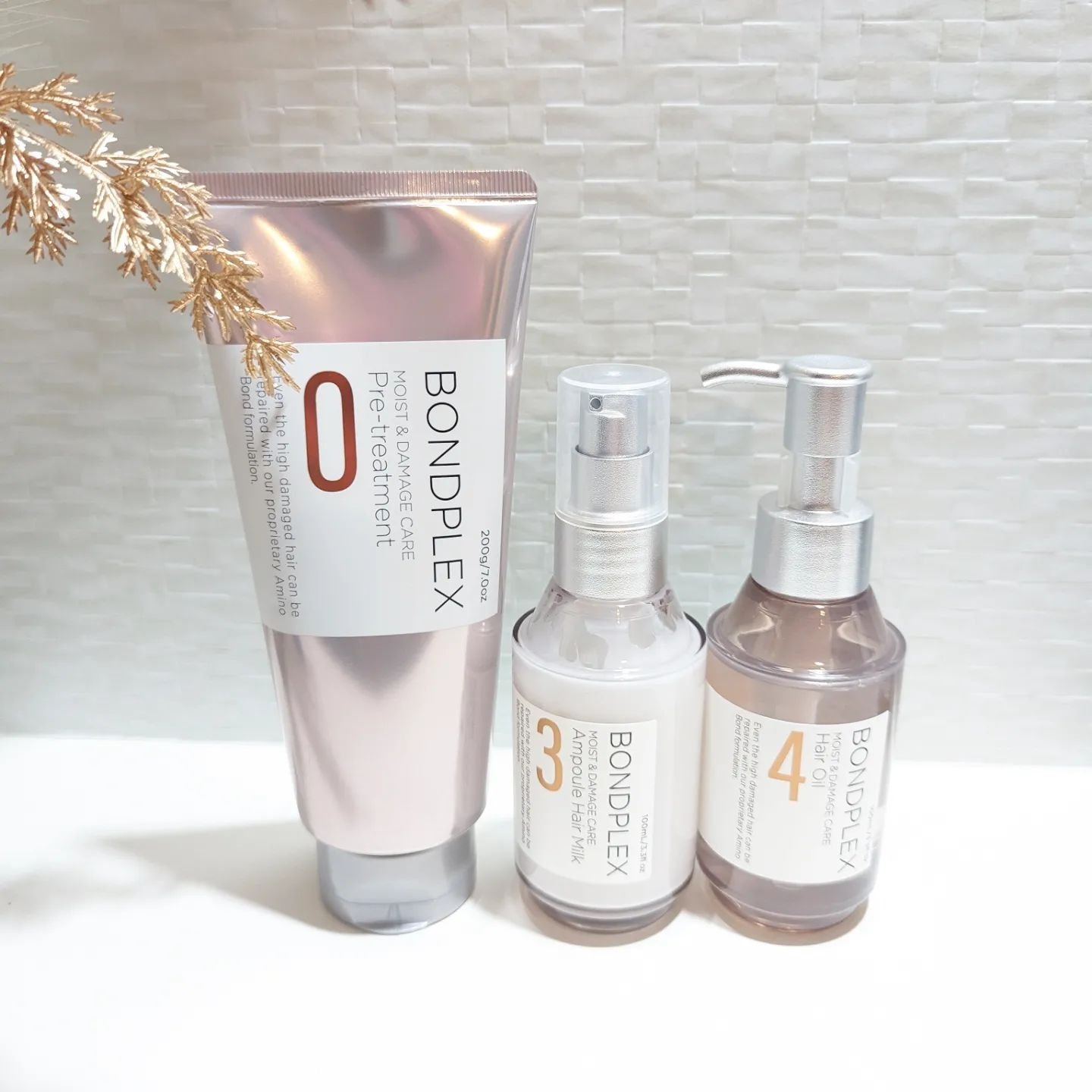 モイスト＆ダメージケア アンプルミルク/ボンドプレックス/ヘアミルクを使ったクチコミ（1枚目）