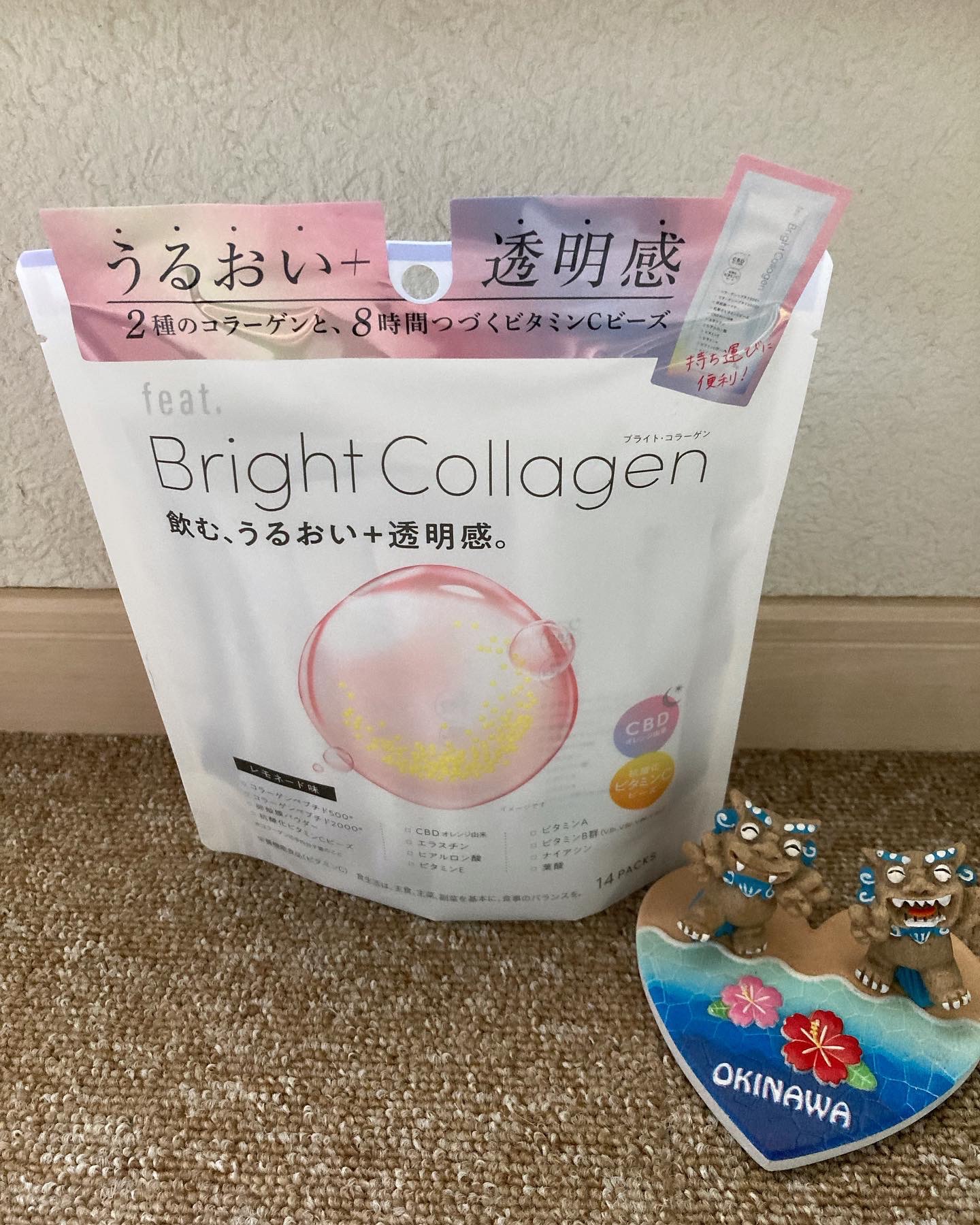 ブライト コラーゲン/Feat./美容サプリメントを使ったクチコミ（1枚目）