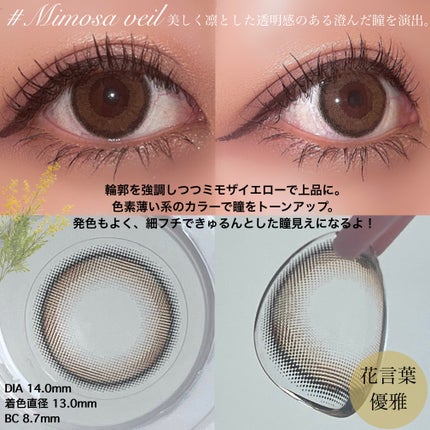 WAVEワンデー UV リング プラス フラワーコレクション/WAVE/ワンデー(1DAY)カラコンを使ったクチコミ(4枚目)