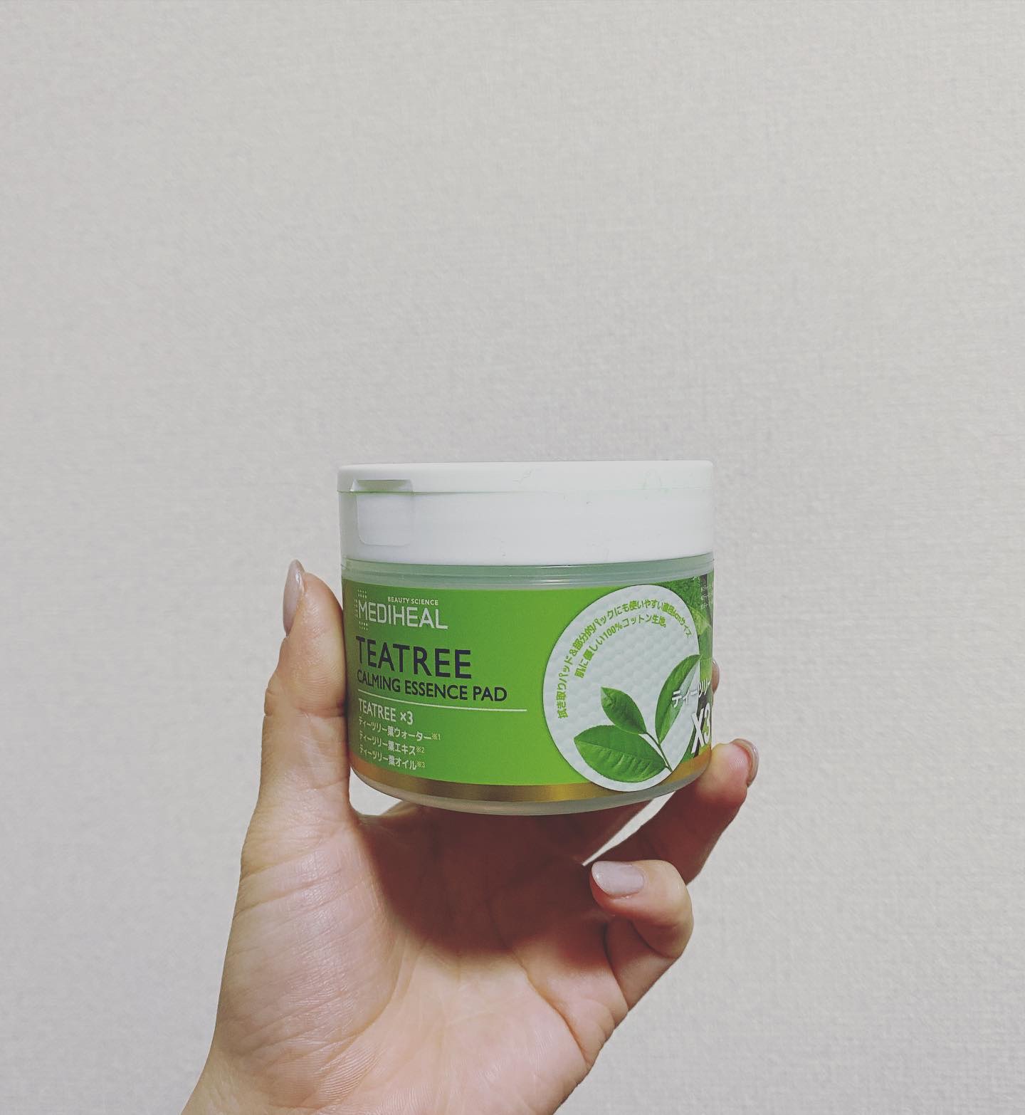 ティーツリーカーミングエッセンスパッド/MEDIHEAL/トナーパッドを使ったクチコミ（1枚目）