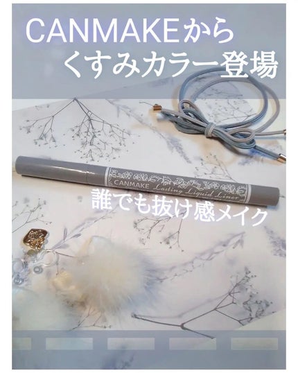 ラスティングリキッドライナー/キャンメイク/リキッドアイライナーを使ったクチコミ(1枚目)