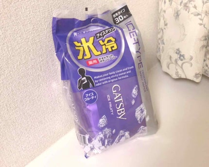 アイスデオドラントボディペーパー アイスフルーティ/ギャツビー/ボディシートを使ったクチコミ(1枚目)