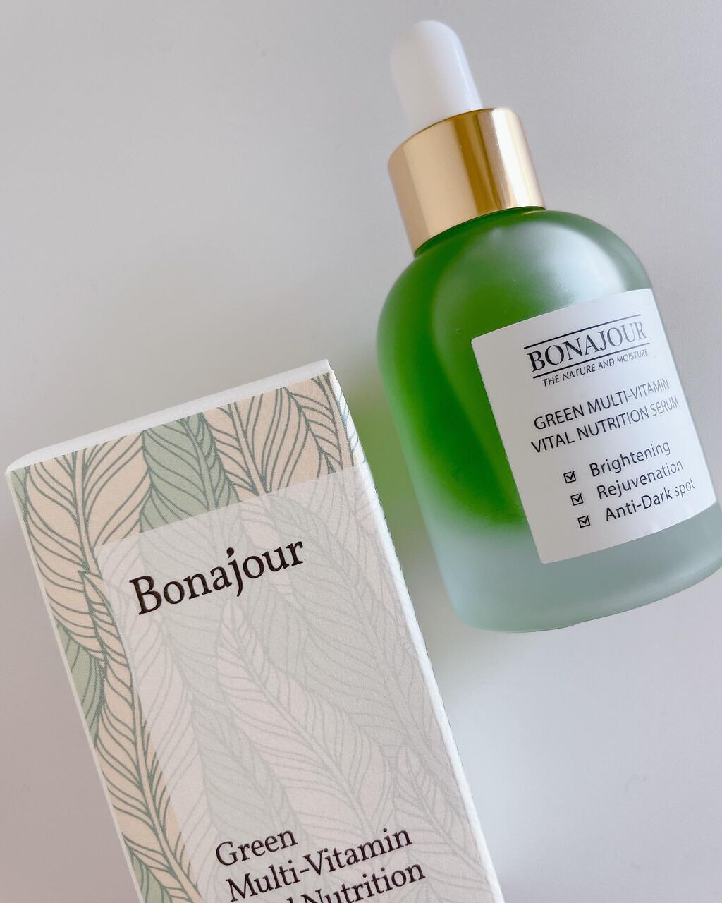 グリーンビタミンセラム/Bonajour/美容液を使ったクチコミ（2枚目）