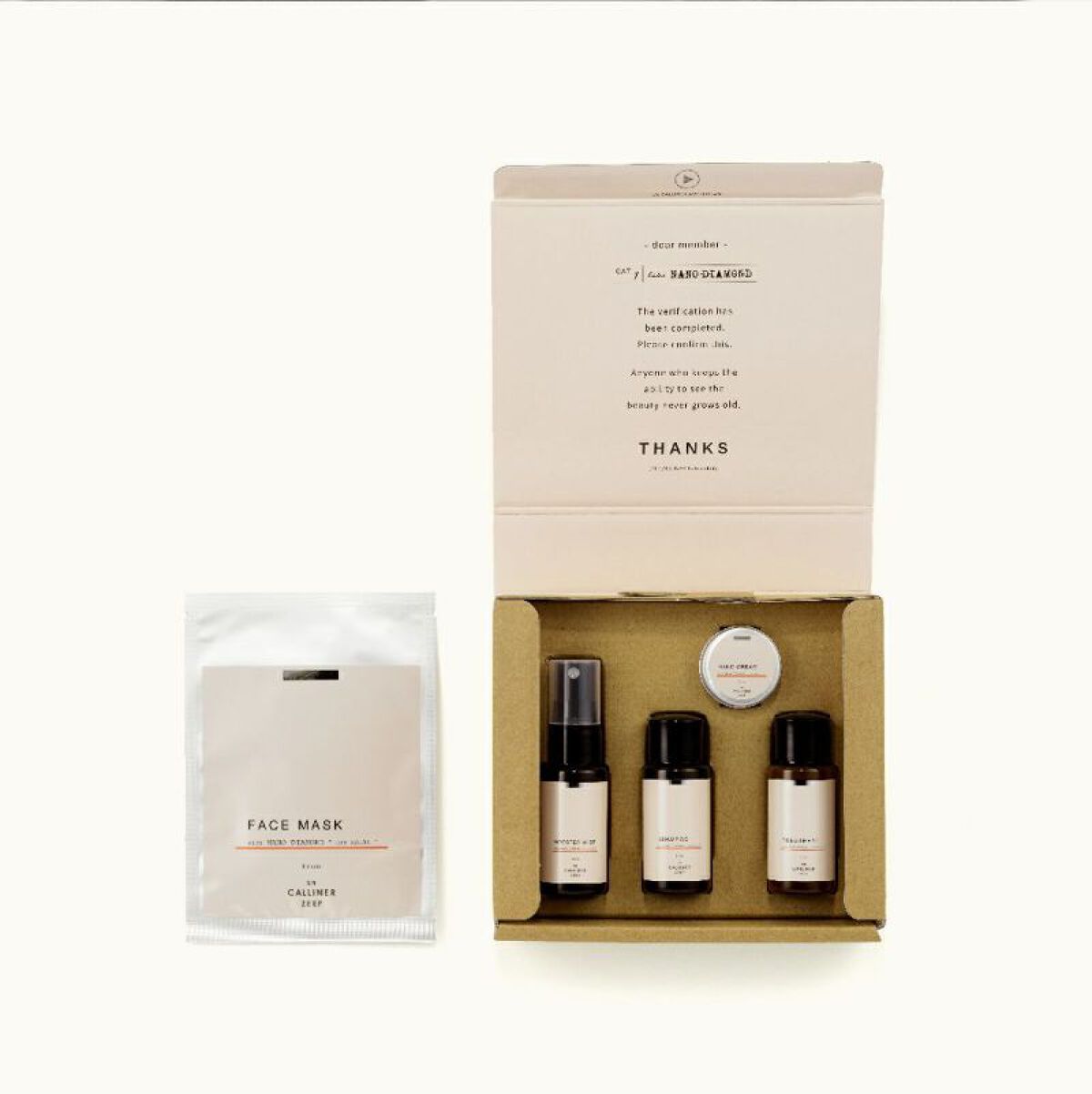 ナノダイヤモンド エクスペリエンスキット UN CALLINER ZEEP