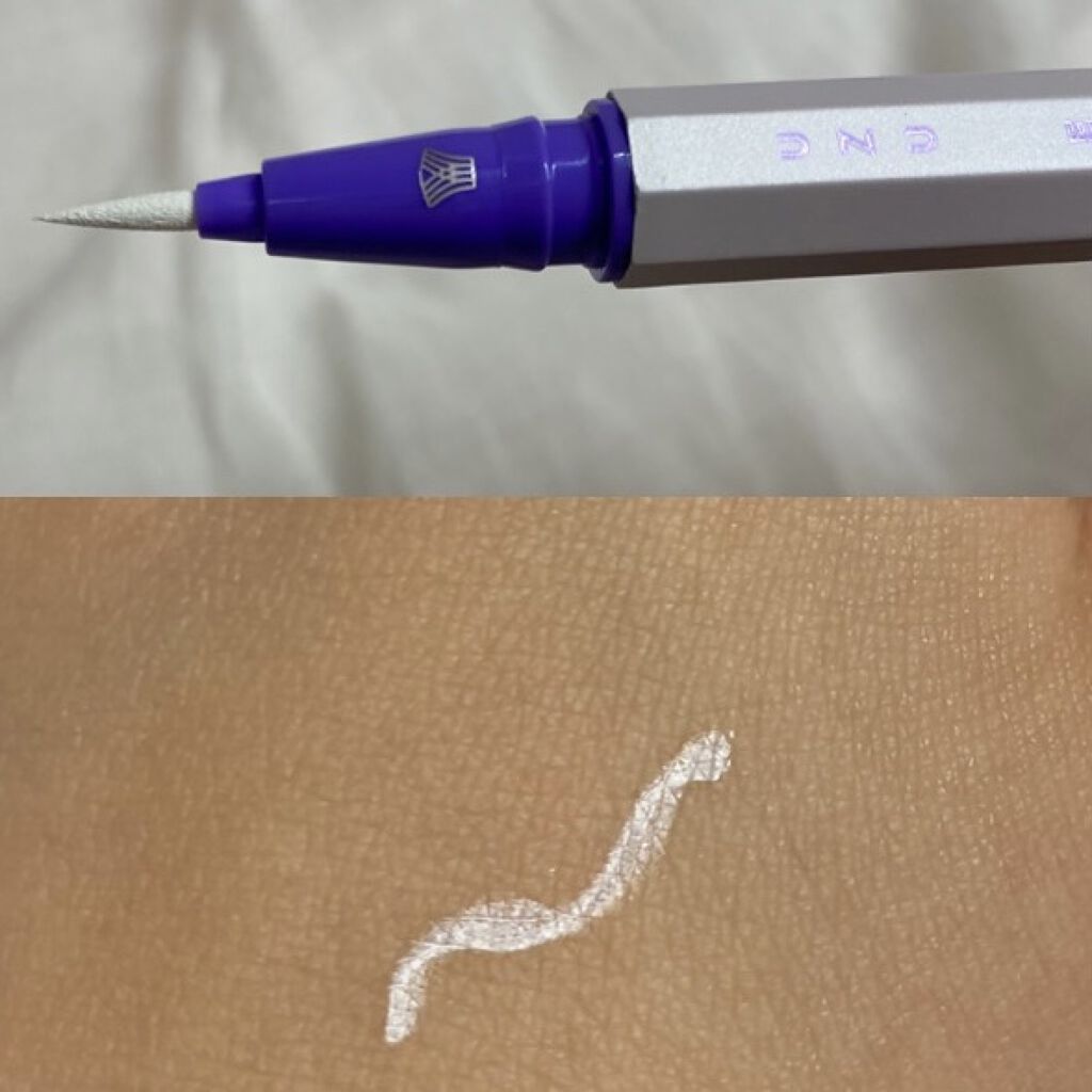 EYE OPENING LINER/UZU BY FLOWFUSHI/リキッドアイライナーを使ったクチコミ（2枚目）