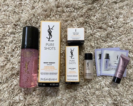 ピュアショット ナイト リチャージセラム/YVES SAINT LAURENT BEAUTE/美容液を使ったクチコミ(3枚目)
