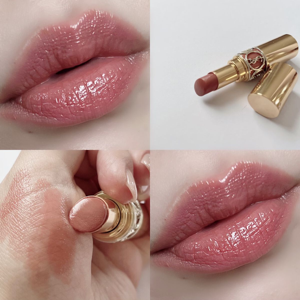 ルージュ ヴォリュプテ シャイン/YVES SAINT LAURENT BEAUTE/口紅を使ったクチコミ(10枚目)