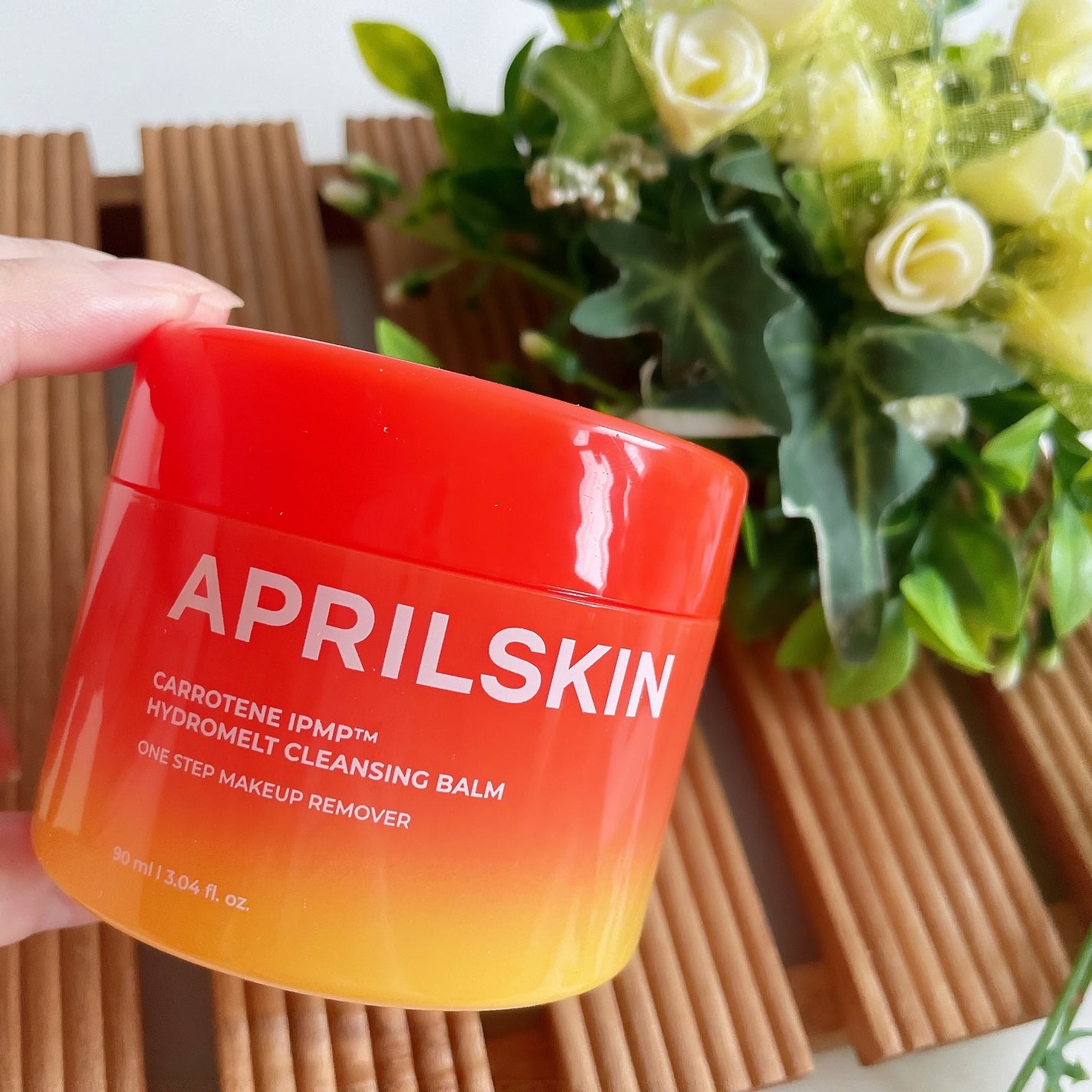 カロテンIPMP(TM) とろけるクレンジングバーム /APRILSKIN/クレンジングバームを使ったクチコミ(1枚目)