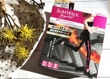 SLIMWALK スリムウォーク Beau-Acty 燃焼フィットネスレギンスのクチコミ「スリムウォーク
Beau-Acty 燃焼フィットネスレギンス

最近はもっぱらレギンス派な私‼.....」（1枚目）