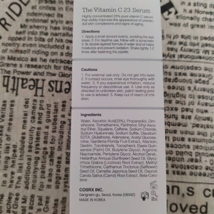 RXザ・ビタミンC23セラム/COSRX/美容液を使ったクチコミ(5枚目)