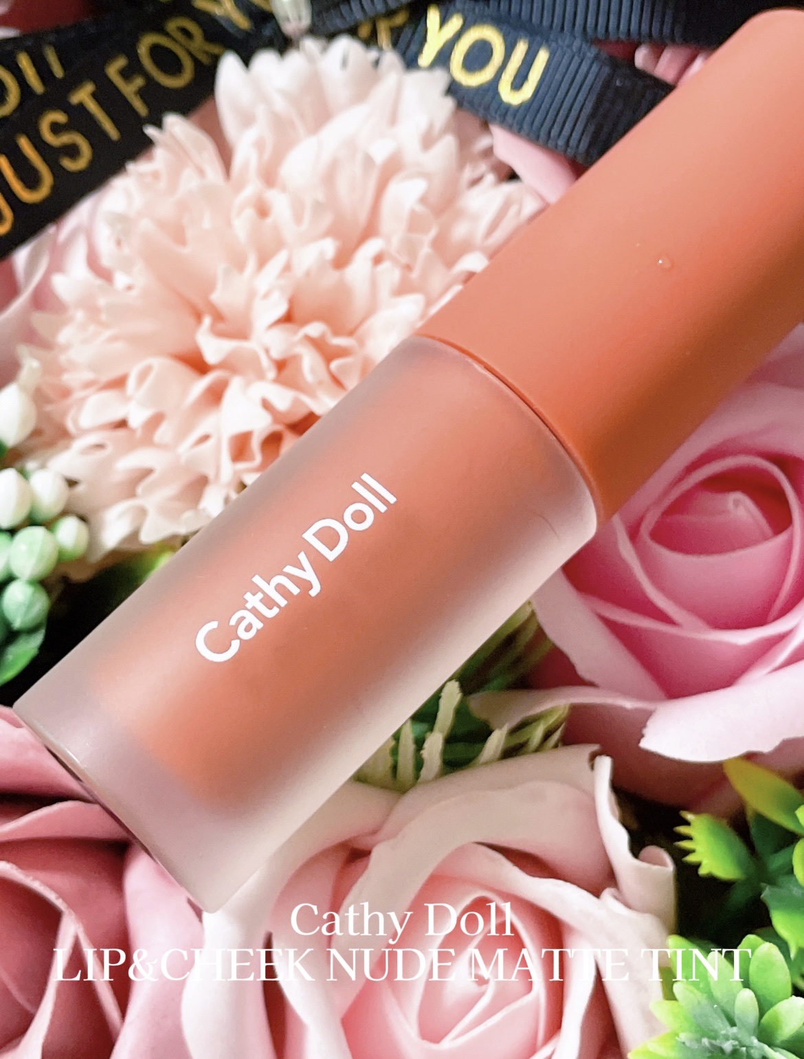 リップアンドチーク ヌードマットティント 05 ソフトリーピーチ(Softly Peach)/CathyDoll/リップティントを使ったクチコミ（1枚目）