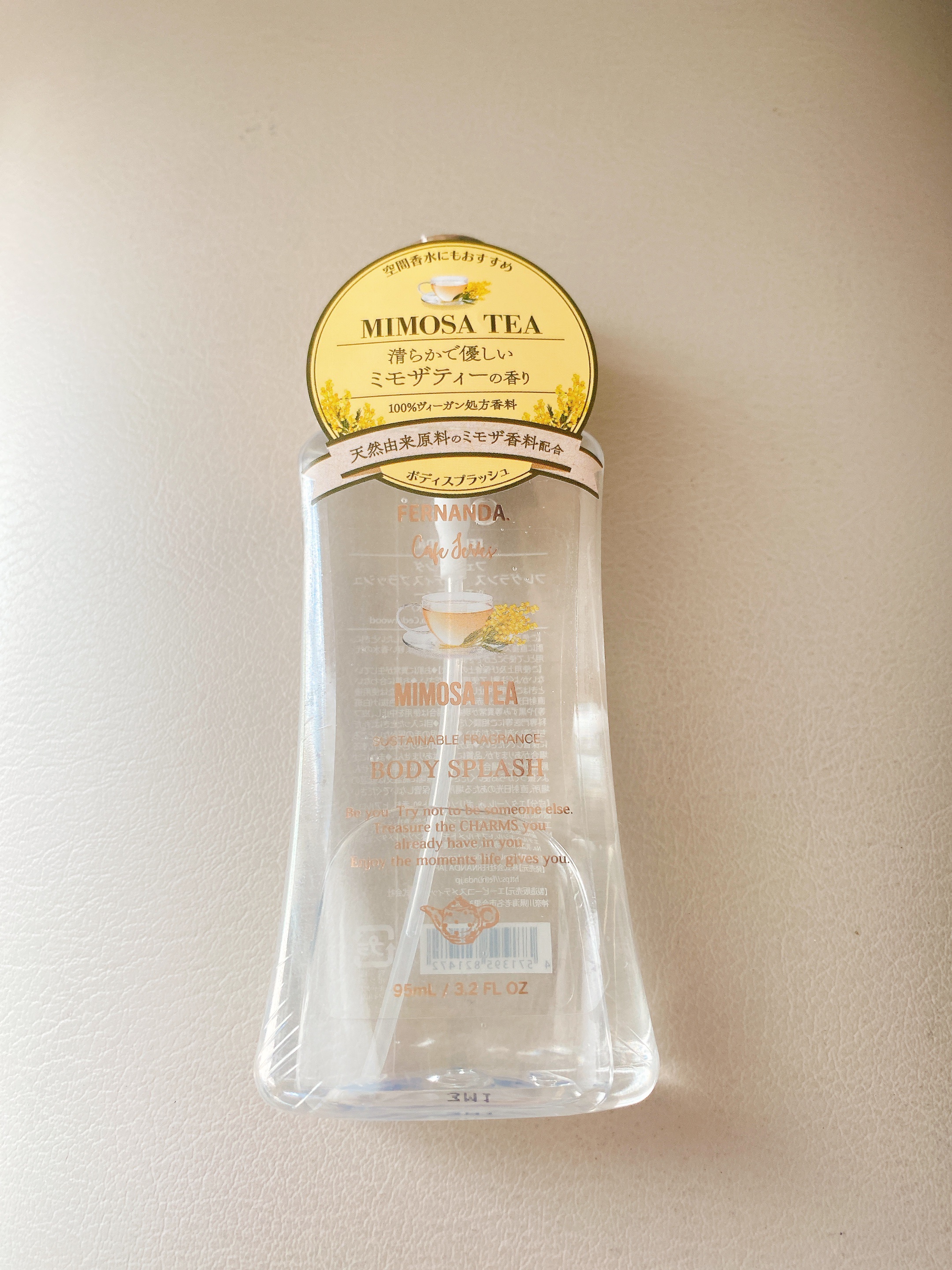 フレグランスボディスプラッシュ（ミモザティー）/フェルナンダ/香水(レディース)を使ったクチコミ（1枚目）