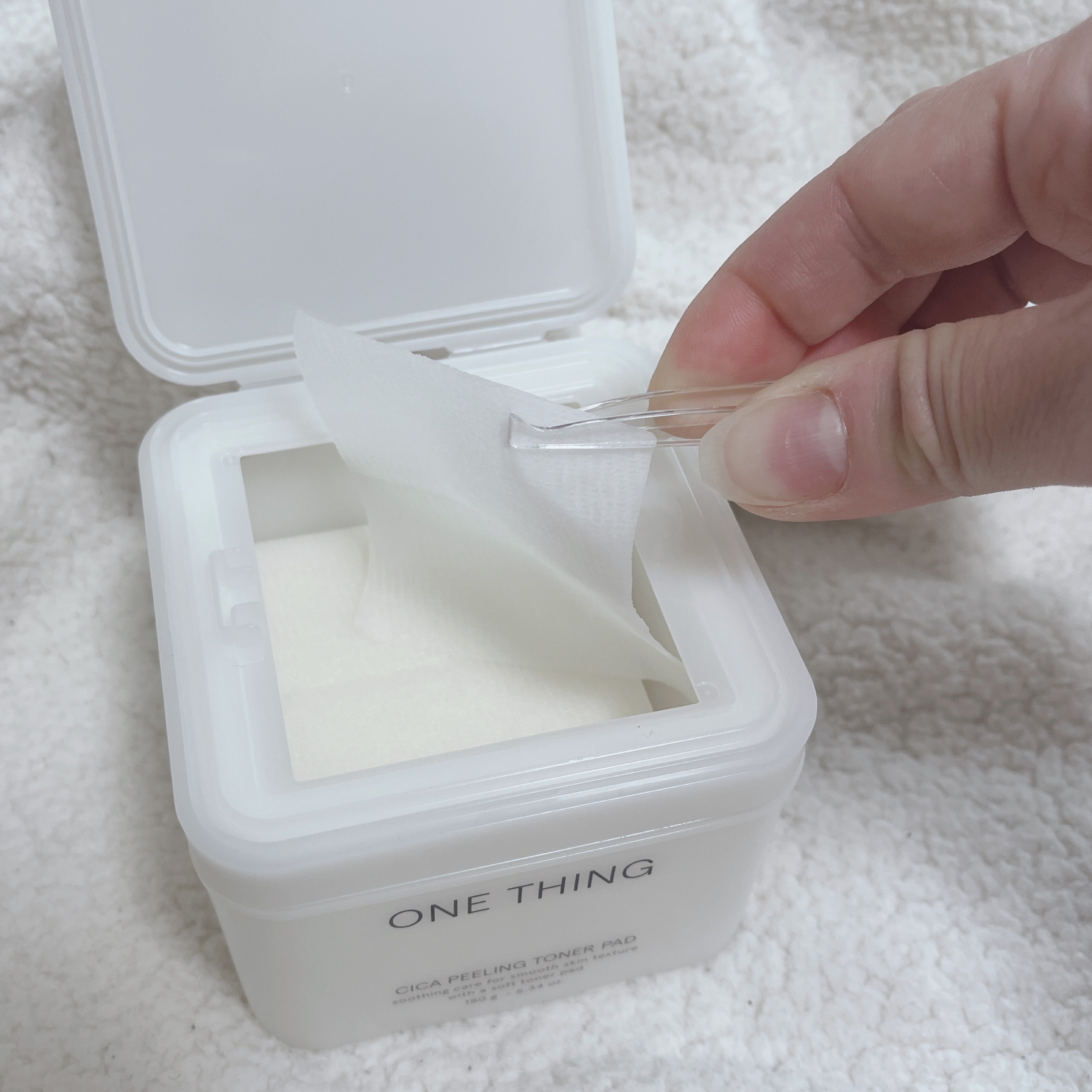 シカピーリングトナーパッド/ONE THING/トナーパッドを使ったクチコミ（3枚目）