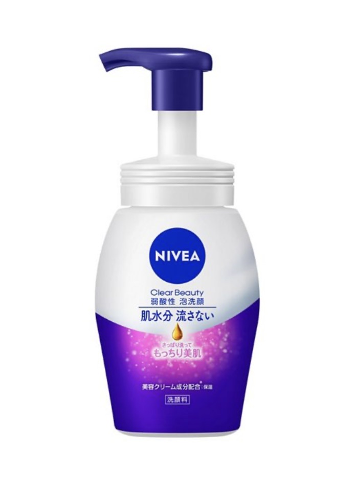 ニベア クリアビューティー弱酸性泡洗顔 もっちり美肌 詰替用 130ml/ニベア/泡洗顔を使ったクチコミ（1枚目）