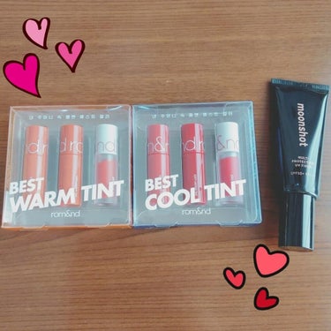 Qoo10のメガ割セールで購入したものが届いたので紹介💕

ロムアンド　ベストティントエディション
01 WARM TONE
　　#07JUJUBE
　　#13EAT DOTORI
　　#02 JOYF