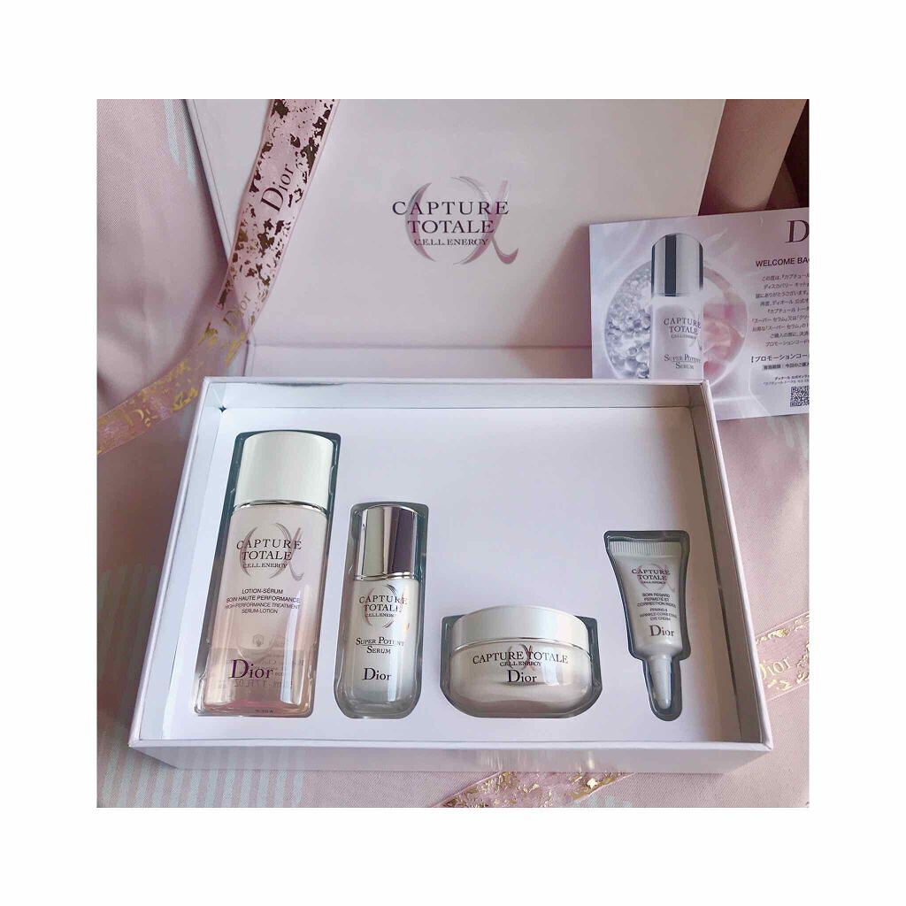 【旧】カプチュール トータル セル ENGY ディスカバリー キット/Dior/スキンケアキットを使ったクチコミ(1枚目)