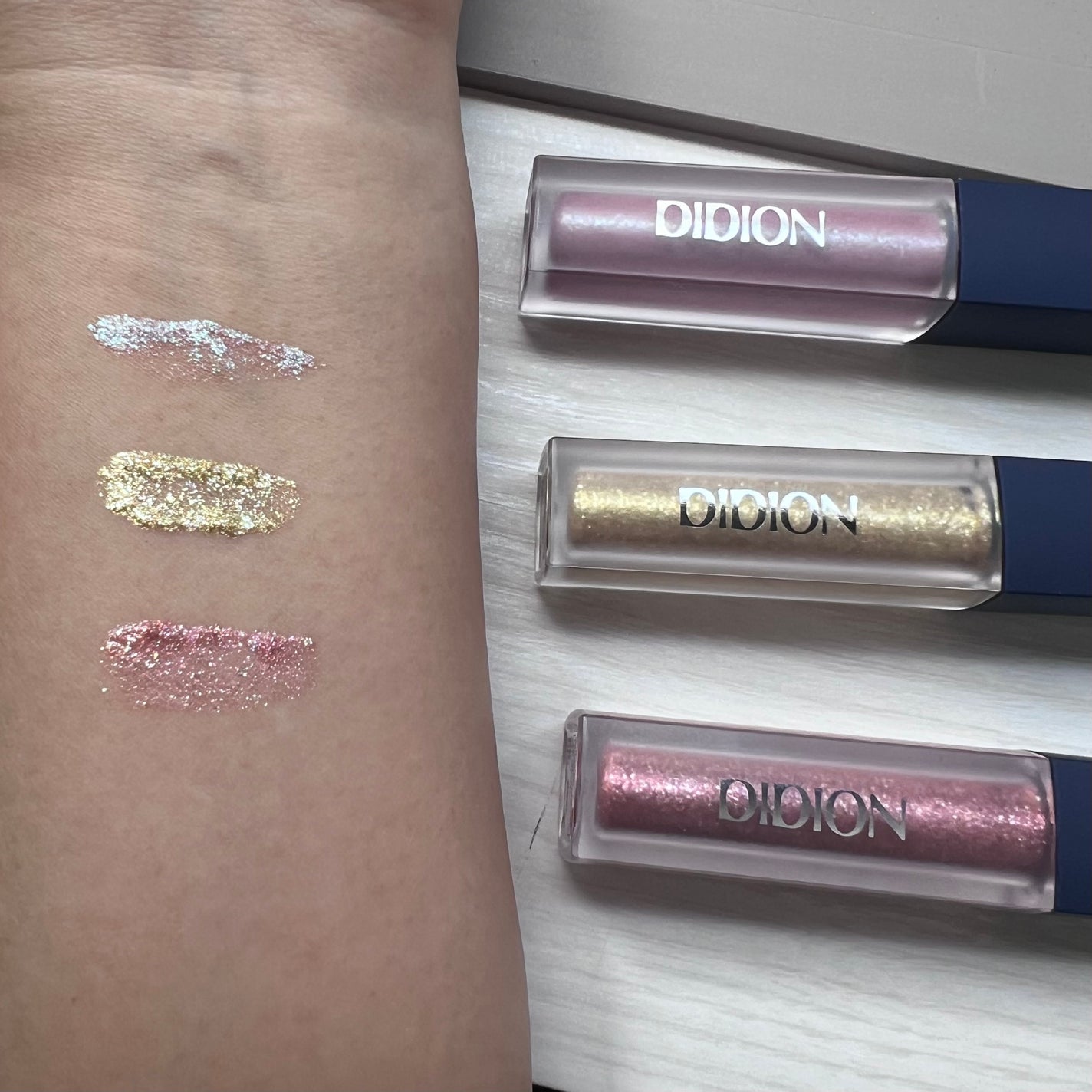 リキッド グリッター/DIDION/グリッターを使ったクチコミ(2枚目)