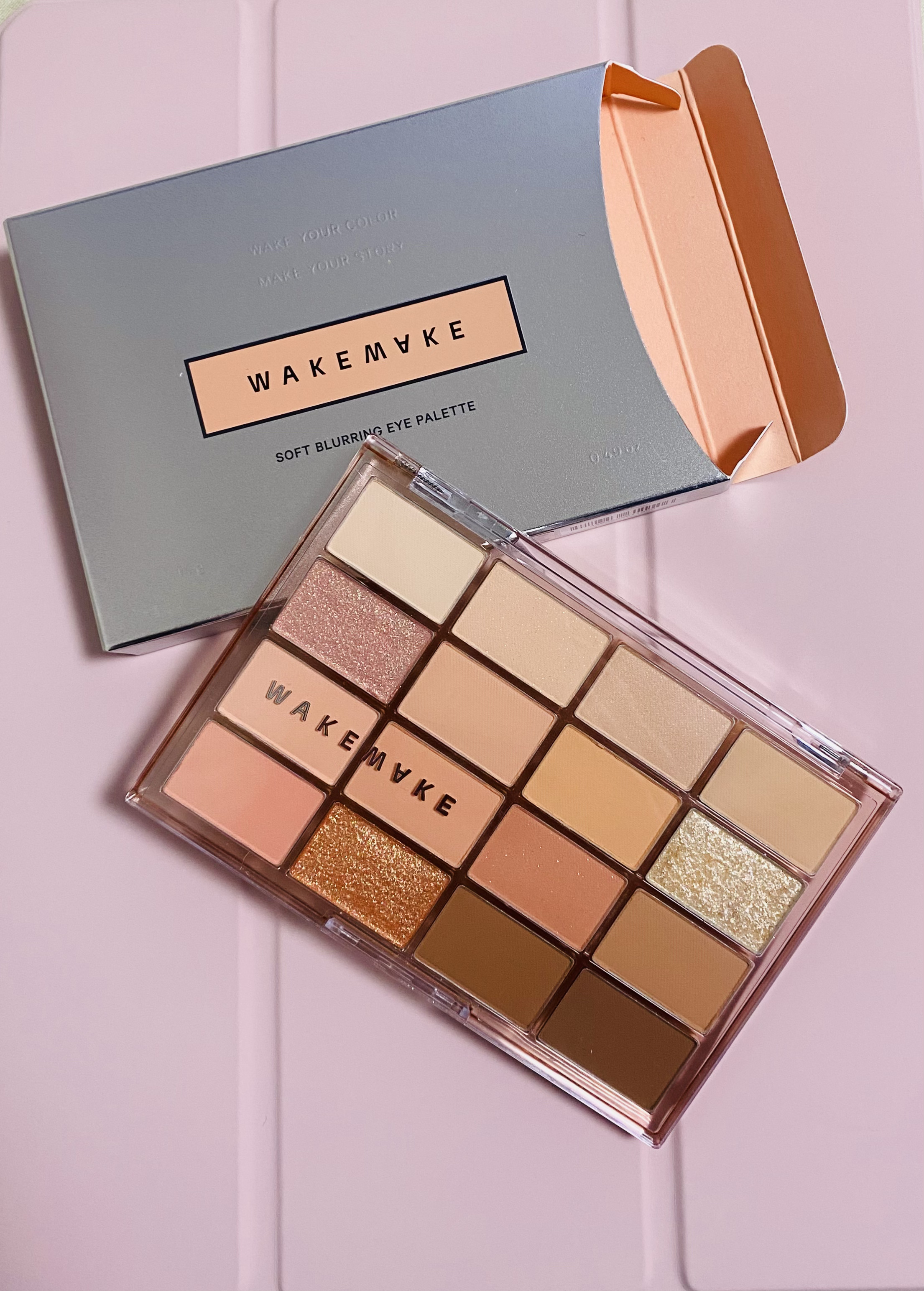 ソフトブラーリングアイパレット/wakemake/アイシャドウパレットを使ったクチコミ（1枚目）