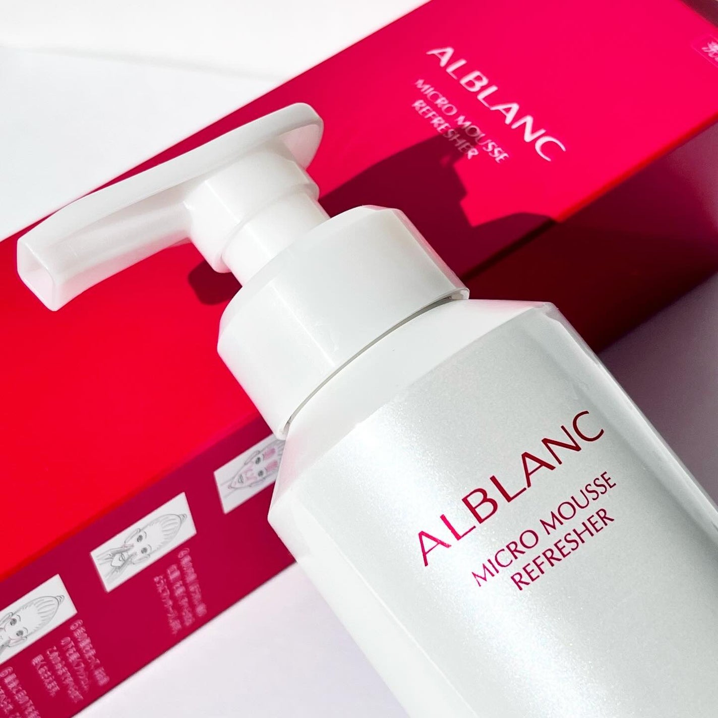 マイクロムース リフレッシャー/ALBLANC/泡洗顔を使ったクチコミ(1枚目)