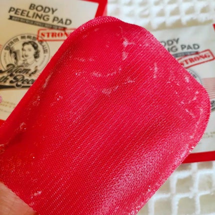 ボディピーリングパッド ストロング/Mom’s Bath Recipe/ボディスクラブを使ったクチコミ(1枚目)