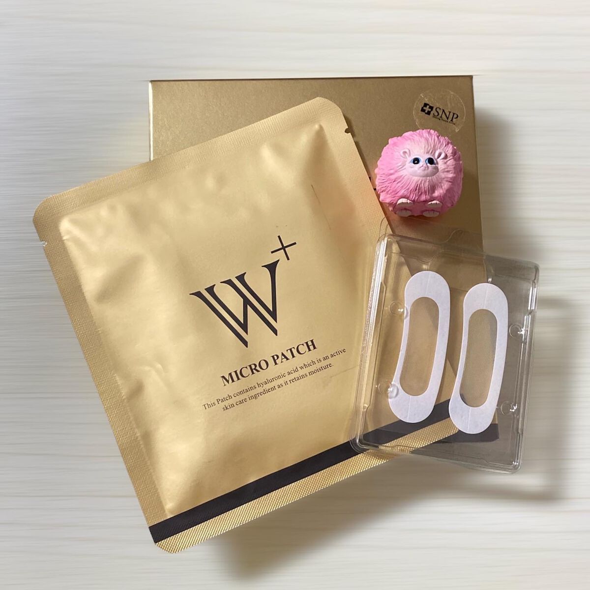 W+ マイクロ ニードル パッチ/SNP/アイケア・アイクリームを使ったクチコミ（1枚目）