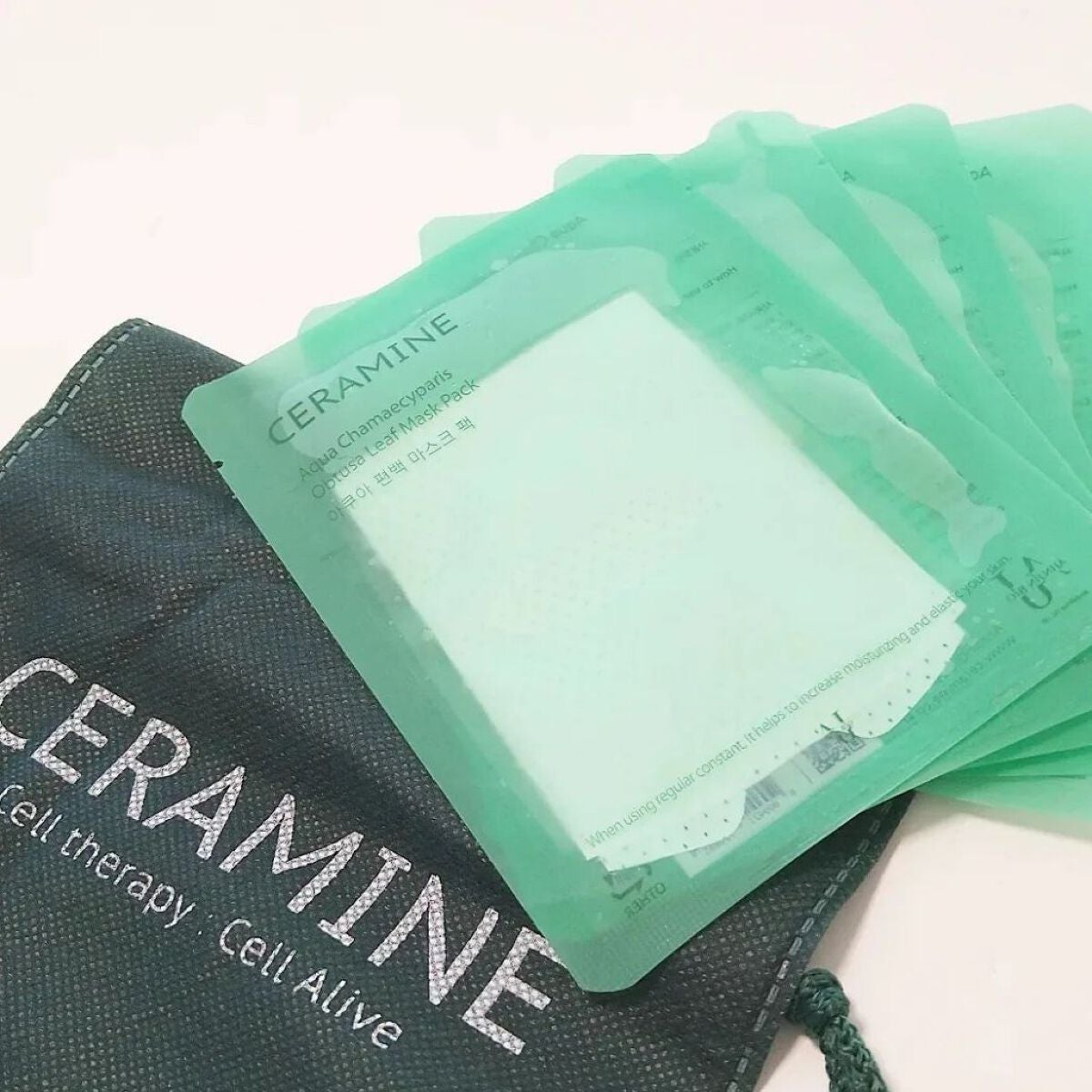 アクアヒノキ水光パック/CERAMINE/シートマスク・パックを使ったクチコミ(1枚目)