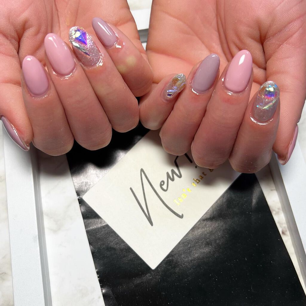 cst on LIPS 「#pink#purple#シンプルネイル💅#ネイル好きな人と繋..」(1枚目)