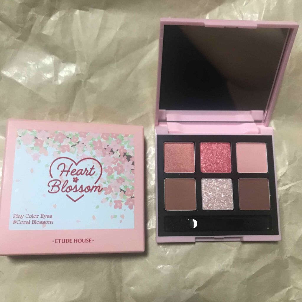 ハート プレイカラーアイズ/ETUDE/アイシャドウパレットを使ったクチコミ(1枚目)