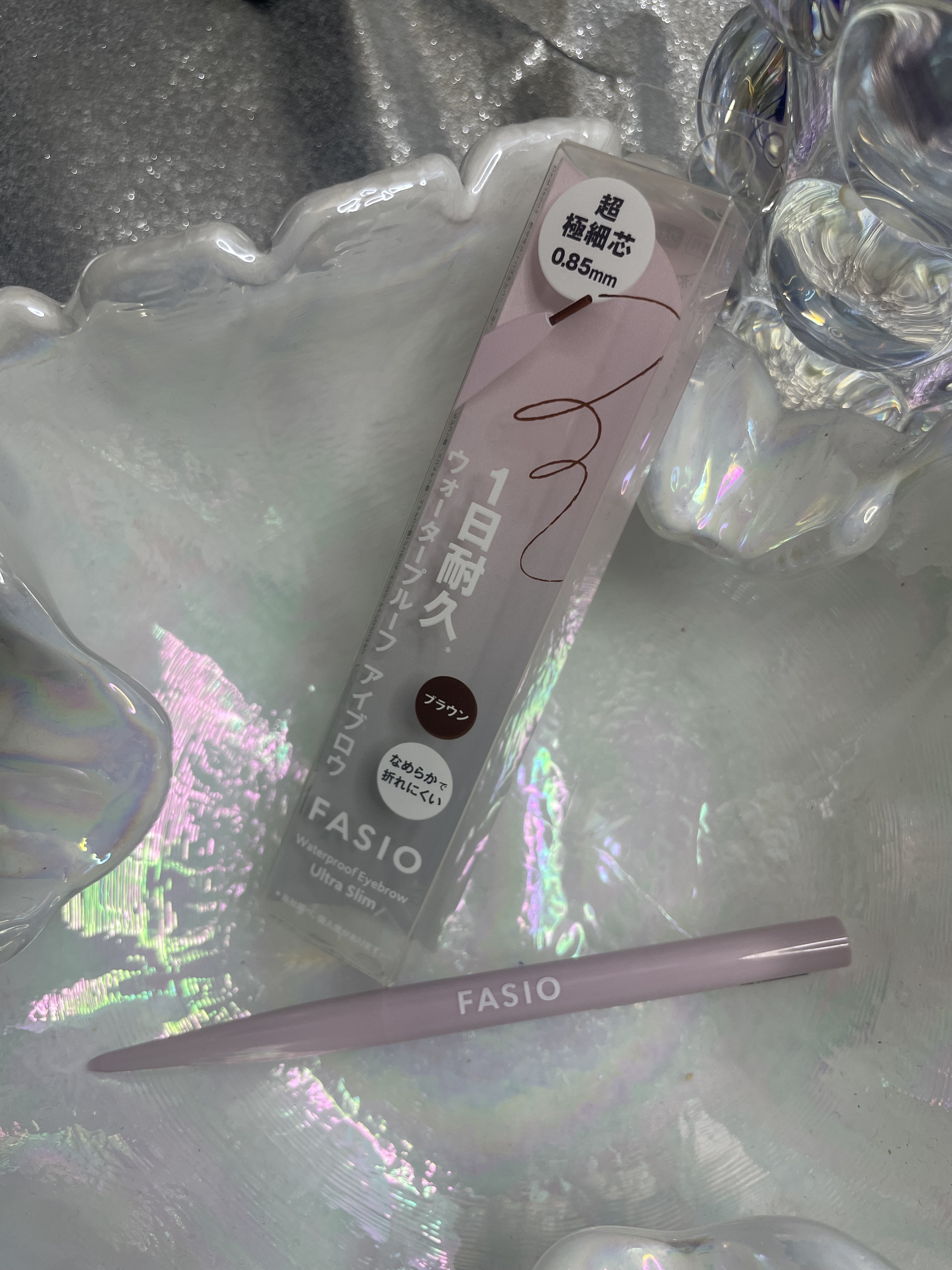 ウォータープルーフ アイブロウ(超極細芯)/FASIO/アイブロウペンシルを使ったクチコミ（2枚目）