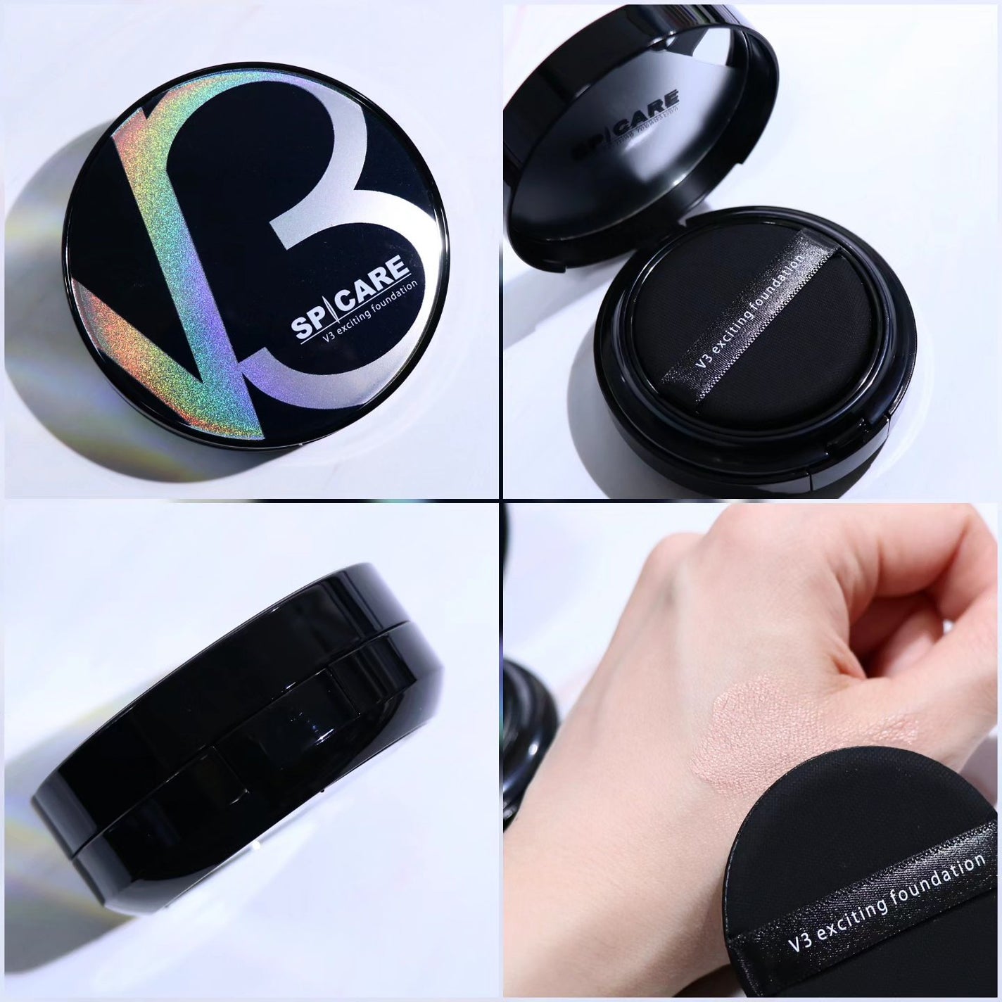 V3 エキサイティングファンデーション/SPICARE/クッションファンデーションを使ったクチコミ(2枚目)