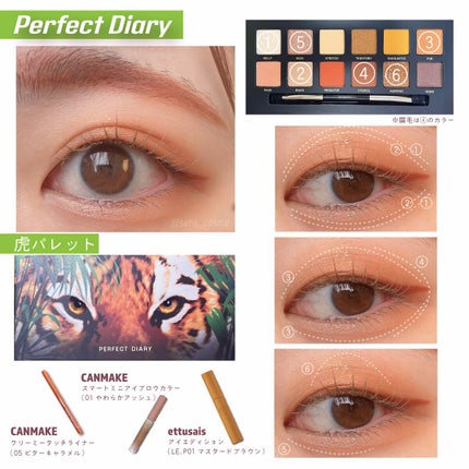 スマートミニアイブロウカラー/キャンメイク/眉マスカラを使ったクチコミ(1枚目)