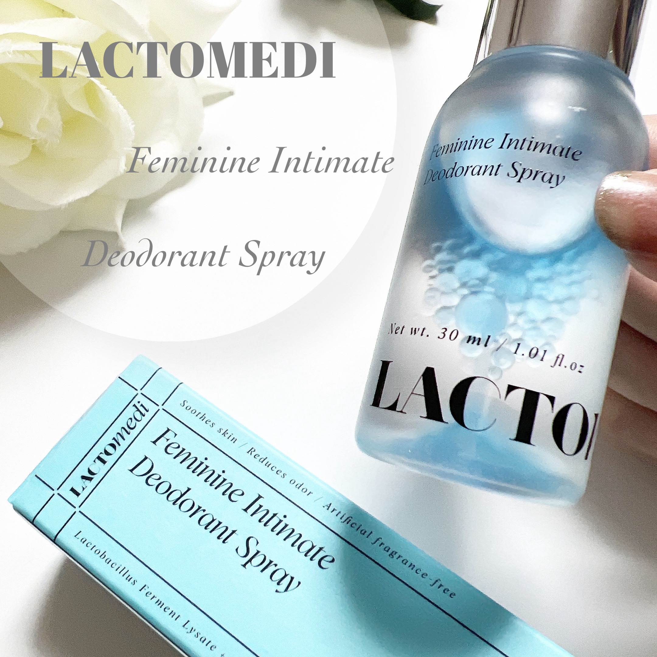 LACTOMEDI Feminine Probiotics Dry Mist/LACTOMEDI/デリケートゾーンケアを使ったクチコミ（1枚目）