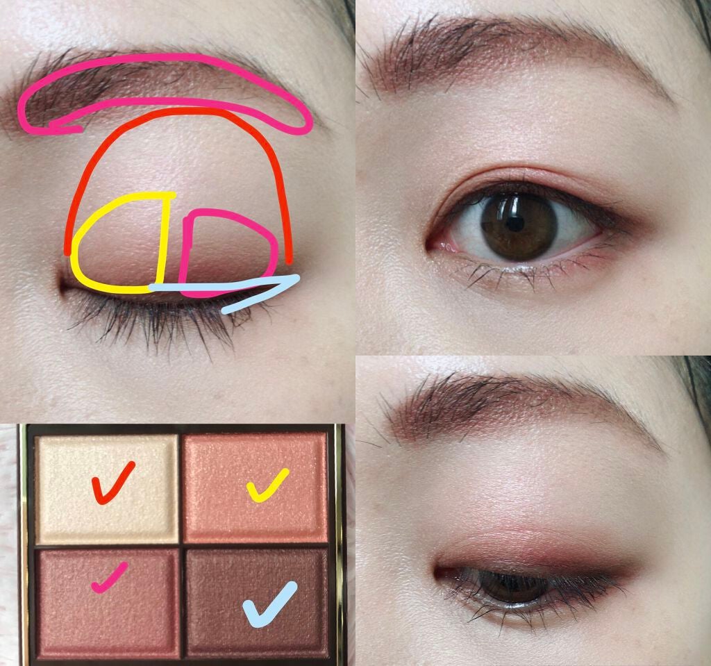 スキニーリッチシャドウ/excel/アイシャドウパレットを使ったクチコミ(5枚目)