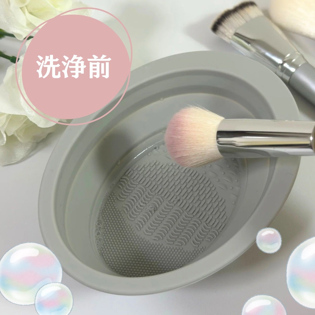 メイクブラシ専用洗剤/DAISO/その他化粧小物を使ったクチコミ(2枚目)